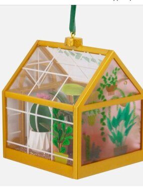 New 2024 Hallmark Signature Ornament Greenhouse With Plants